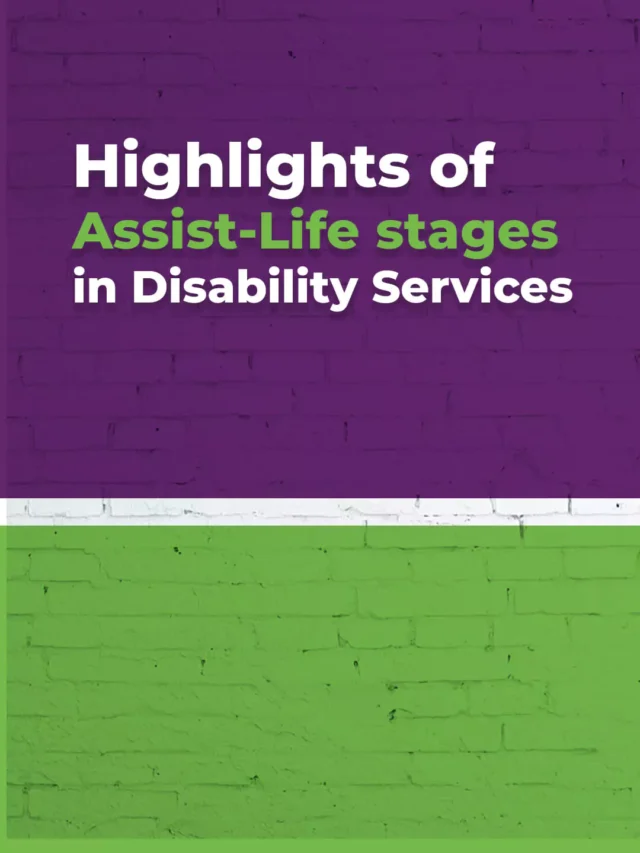Highlights of Assist-Life stages in Disability Services